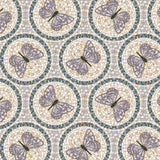 Collection Mosaïque Botanique-Mosaïque de Papillons-Gris-Coton-66250702-01
