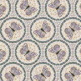 Collection Mosaïque Botanique-Mosaïque de Papillons-Gris-Coton-66250702-01