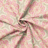 Botanical Mosaic Collection-Daisy Mosaic-Quilting Cotton- Pink -66250704-01