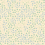Botanical Mosaic Collection-Tiny Tile Pieces-Quilting Cotton- Yellow-66250707-01