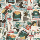 Collection Lac Vintage-Affiches Lac Vintage-Multi-100% Coton-66260101-01