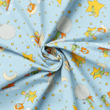 Collection Le Petit Prince-L'Amitié-Bleu Pâle-100% Coton-67010103-03