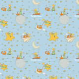 Collection Le Petit Prince-L'Amitié-Bleu Pâle-100% Coton-67010103-03