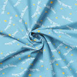 Collection Le Petit Prince-Vague de Logo-Bleu Pâle-100% Coton-67010106-03