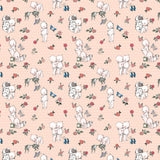 Collection Kewpie-Meilleurs Amis-Pêche-100% Coton-67020102-01