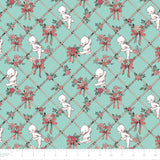 Collection Kewpie-Grille en Nœud Kewpie-Menthe-100% Coton-67020104-01