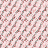 Collection Kewpie-Rayures et Nœuds Kewpie- Rose -100% Coton-67020106-01