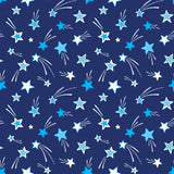 Astro-Pup Collection-Shooting Stars-Navy-100% Cotton-68240105-02