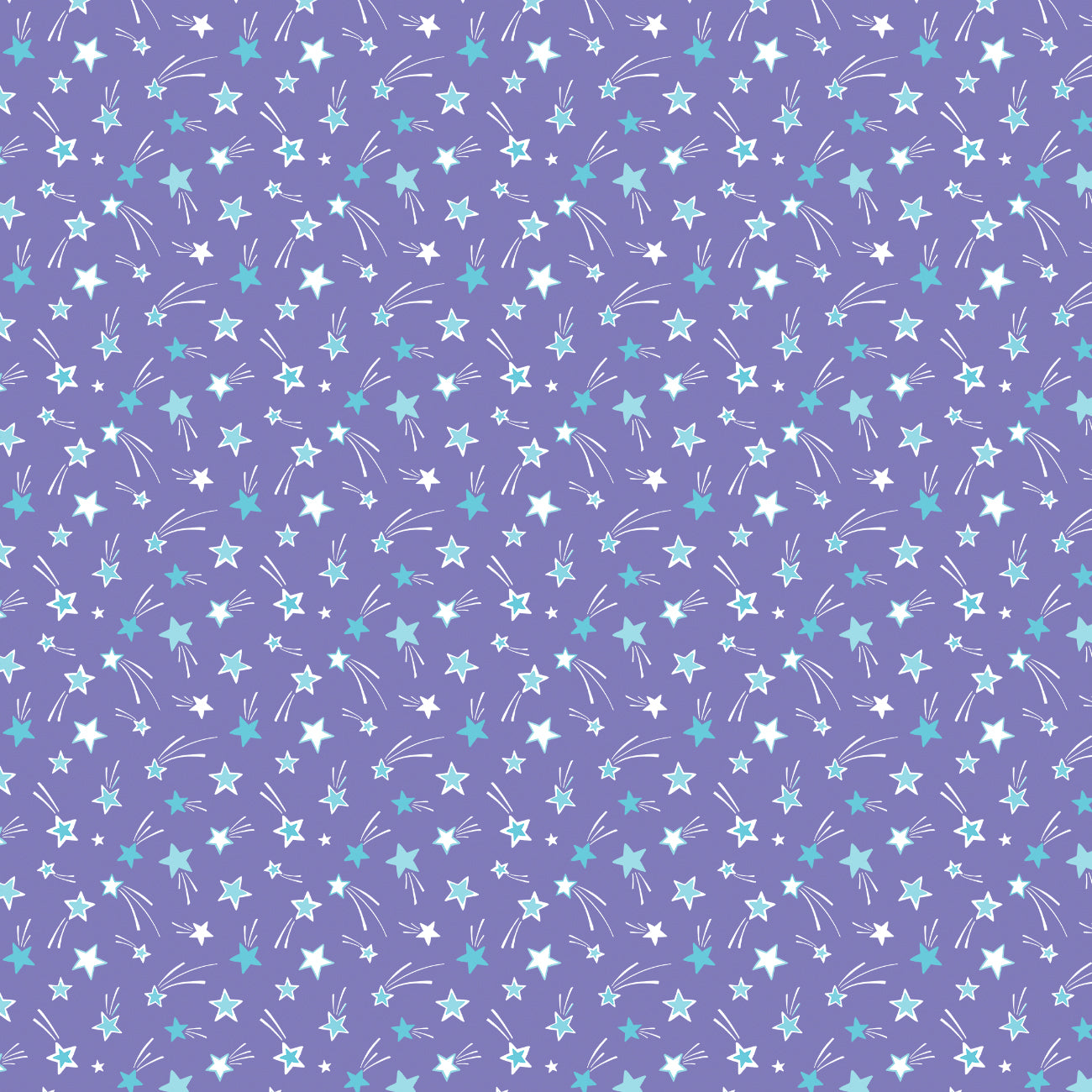 Collection Astro-Pup-étoiles filantes-violet-100% coton-68240105-03