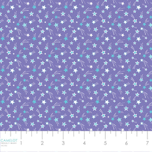 Astro-Pup Collection-Shooting Stars-Purple-100% Cotton-68240105-03