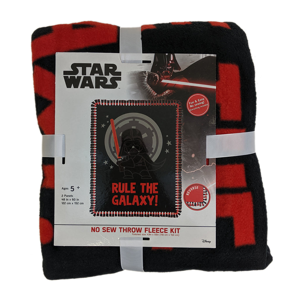 Star Wars -VADER RULES-No Sew Throw - Fleece - Multi