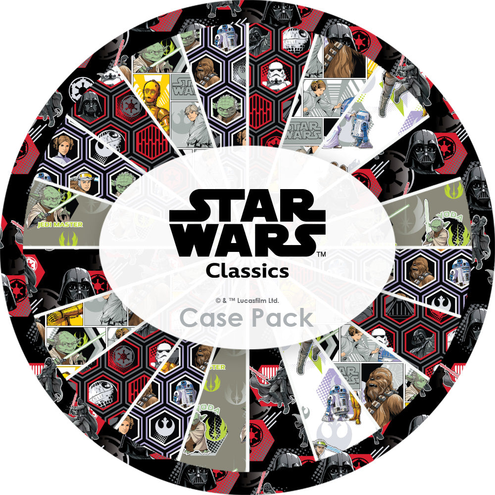 Star Wars Classics Collection- Super Stack Case Pack (90 Yards)-Multi-100% Cotton-73011431SSCASE