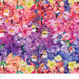 Monarch Gardens-Orchid Bouquet-Multi-100% Cotton-76250101-01