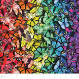 Monarch Gardens-Rainbow Butterflies-Multi-100% Cotton-76250103-01