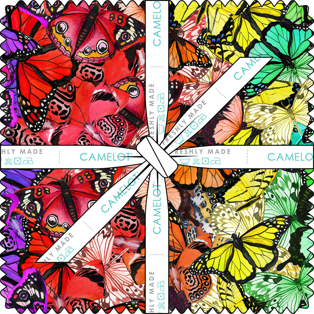 Monarch Gardens Collection 10" Squares (42 pieces)-Multi-100% Cotton-76250104SQU