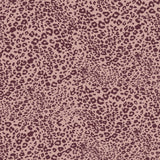 Collection Floraison Noire-Motif Léopard-Bourgogne Pâle-Coton-76250204-01