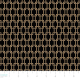 Bloom Noir Collection-Chic Chains-Quilting Cotton- Black -76250205-02