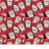 Collection Heinz -Sachets de Ketchup Multi Direction-Rouge-100% Coton-78010103-01