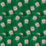 Collection Heinz -Sachets de Relish Multi Direction-Vert-100% Coton-78010105-01