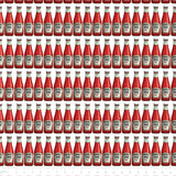 Collection Heinz   -Rayures Bouteilles de Ketchup Heinz-Blanc-100% Coton-78010107-05