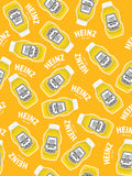 Collection Heinz   -Bouteilles de Moutarde Heinz Multi Direction-Jaune-100% Coton-78010111-01