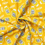 Collection Heinz   -Bouteilles de Moutarde Heinz Multi Direction-Jaune-100% Coton-78010111-01