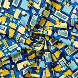 Jeopardy Collection-America's Favorite-Quilting Cotton-Blue- 80020101-03