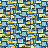 Jeopardy Collection-America's Favorite-Quilting Cotton-Blue- 80020101-03