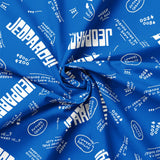 Jeopardy Collection-Playful Phrases-Quilting Cotton-Blue -80020103-03