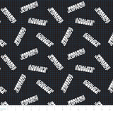 Jeopardy Collection-Jeopardy Grid-Quilting Cotton-Black -80020105-01