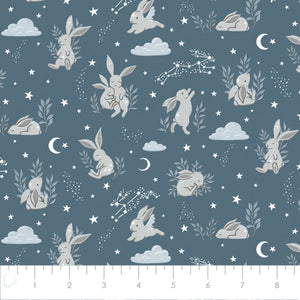 Fleece and Flannel 2024 Catalog-Bunny Dreams-Blue-Cotton Flannel-82230101B-02