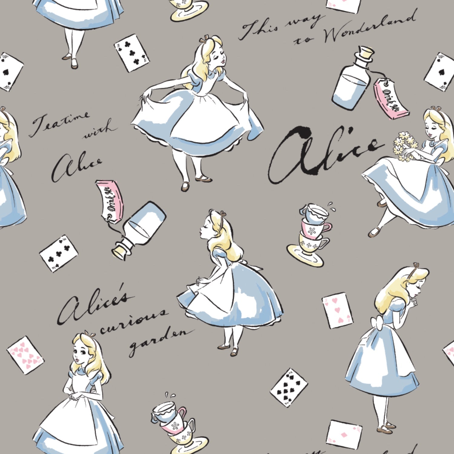 Disney - Alice In Wonderland 2Yd Cut-85020001Y2AMZ1