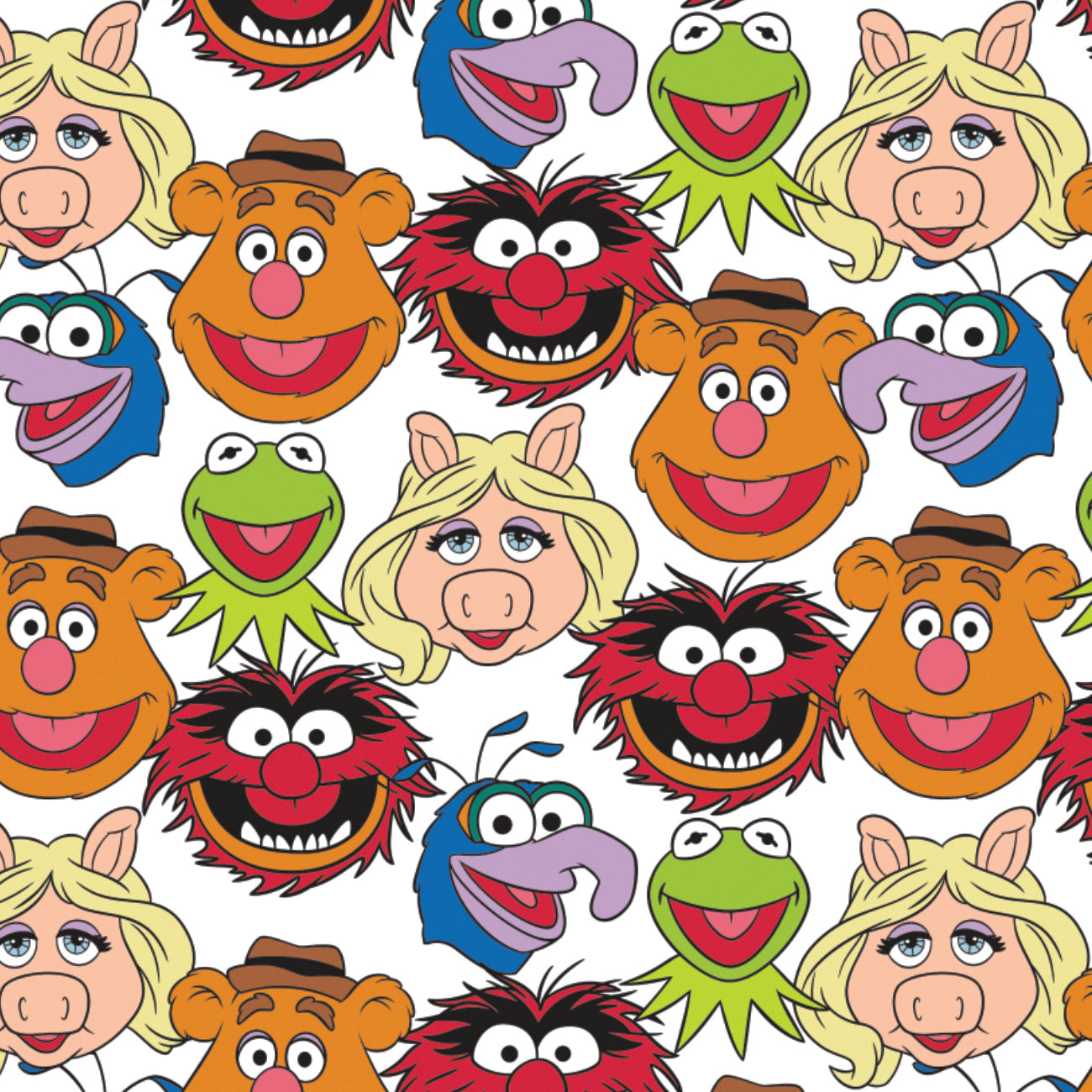 The Muppets - The Cast - 2Yd Precut Cotton - 85320101YC2AMZ1