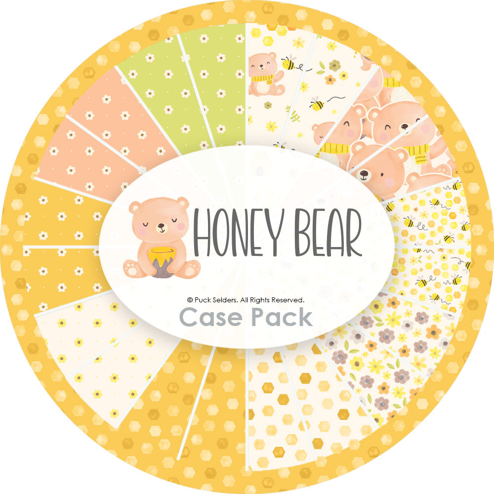 Honey Bear Collection Super Stack Case Pack (150 VERGES)-100% Coton-Multi-89230106SSCASE