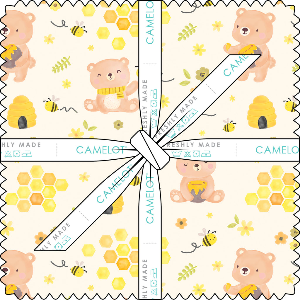 Collection Honey Bear carrés de 10" (42 pièces)-100% coton-multi-89230106SQU