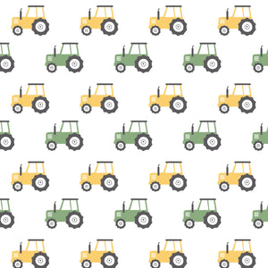 Fleece and Flannel 2024 Catalog-Tractors-White-Cotton Flannel-89230204B-01