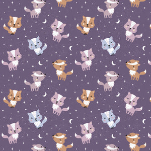 Catalogue 2024 Polaire et Flanelle-Loups Lunaires-Mauve-Cotton Flannel-89230206B-01