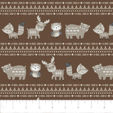 Fleece and Flannel 2024 Catalog-Aztec Woodland Stripe-Brown-Cotton Flannel-89230207B-02