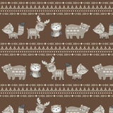 Fleece and Flannel 2024 Catalog-Aztec Woodland Stripe-Brown-Cotton Flannel-89230207B-02
