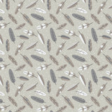 Woodland Wonders Collection-Aztec Woodland Feathers-Light Taupe-100% Cotton-89230209-05