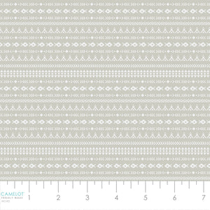 Woodland Wonders Collection-Aztec Woodland Symbols-Light Taupe-100% Cotton-89230210-01