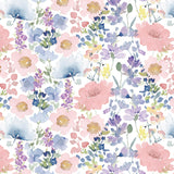 House of Blooms Collection-Enchanted Life-100% Cotton-White