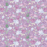 House of Blooms Collection-Dancing Blossoms-100% Cotton-Lilac