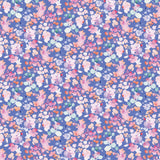 House of Blooms Collection-Floral Tempest-100% Cotton-Periwinkle