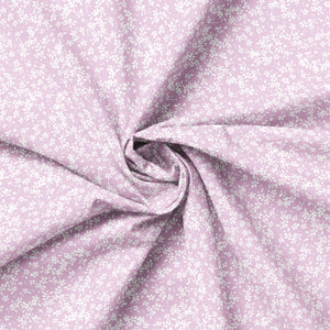 House of Blooms Collection-Scattered Petals-100% Cotton-Lilac