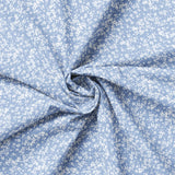 House of Blooms Collection-Scattered Petals-100% Cotton-Periwinkle