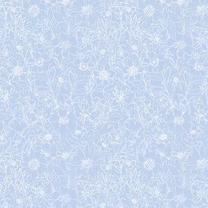 Flower House Collection-Powder Keg-Light Blue-100% Cotton 94230206-02