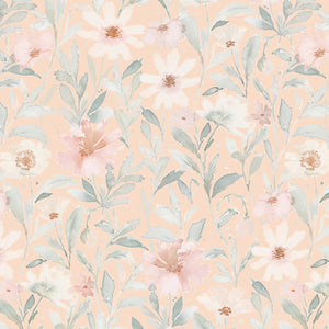 Bloom Manor Collection-Flower Market-Peach-Quilting Cotton-94240101-02