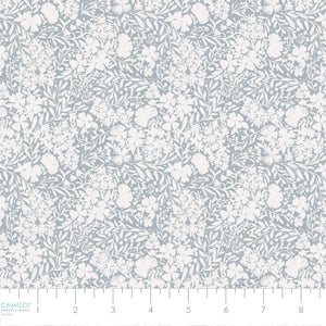 Bloom Manor Collection-Garden Silhouette-Denim-Quilting Cotton-94240103-01