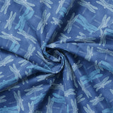 Bloom Manor Collection-Dragonfly Wash-Denim-Quilting Cotton-94240104-01